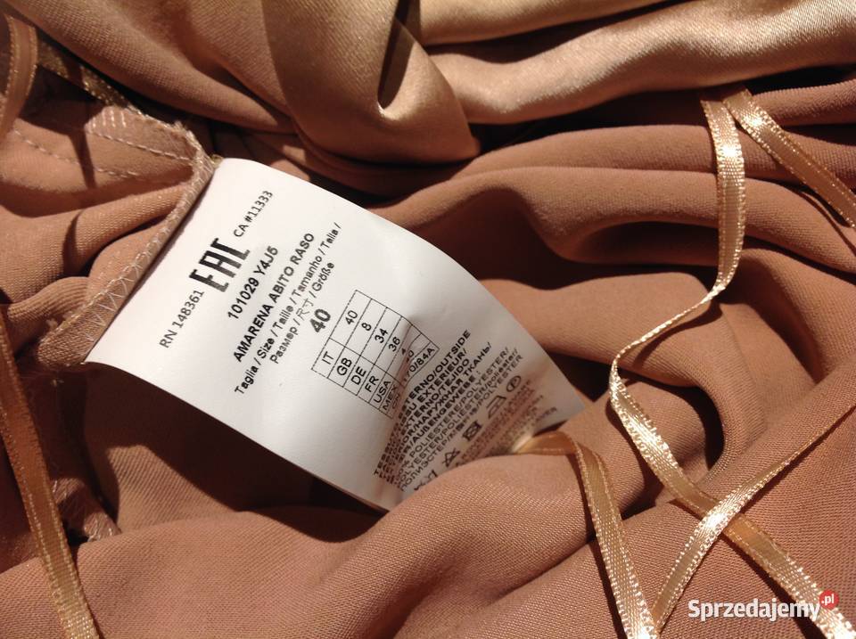 Sukienka Suknia Długa Damska PINKO XS NOWA Spódnice i sukienki Nowa Sól