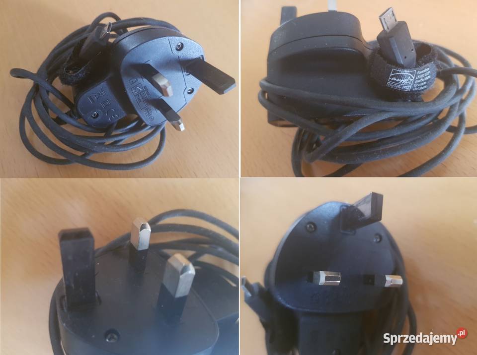 sony ładowarka kabel zasilający zasilacz wtyczka