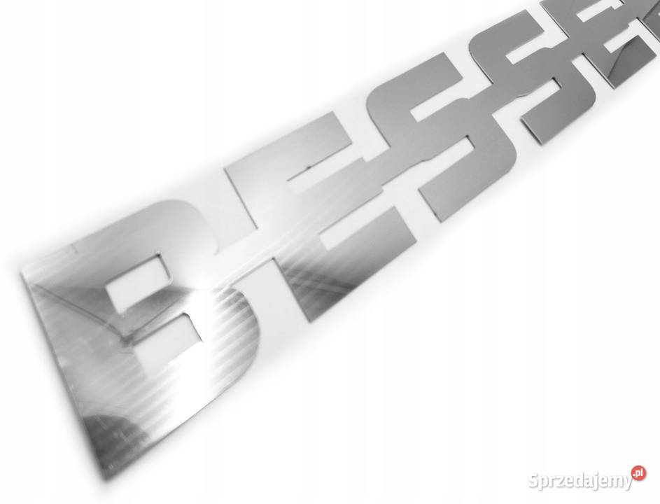 BESSER emblemat 2mm połysk lustro NIERDZEWKA wielkopolskie Kobierno