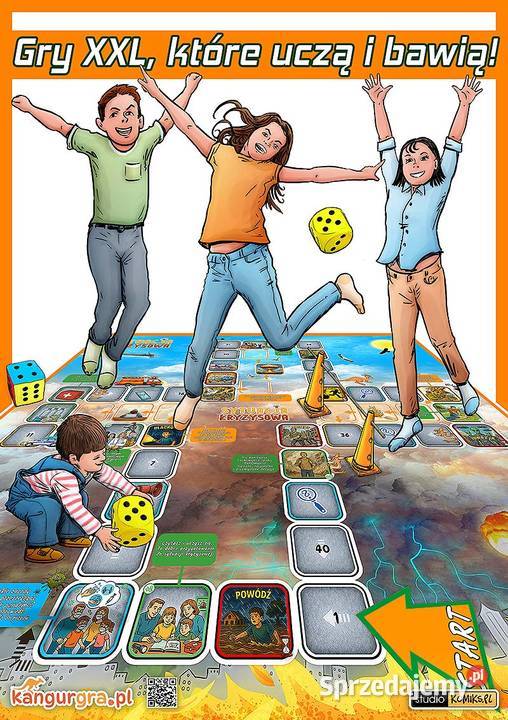 Gra XXL SYTUACJA KRYZYSOWA DZIECI do skakania Kraków