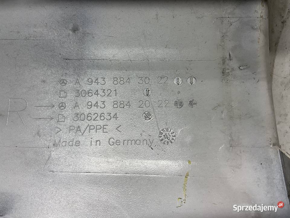 Narożnik Kabiny Actros MP3 PrLe 9438843022 Maszewo sprzedam