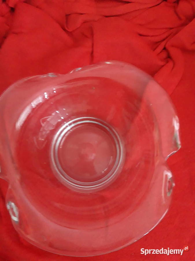 Szklana miska patera Vetri DI Fidenza Włochy Wyposażenie wnętrz Warszawa