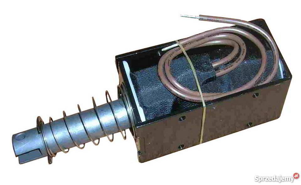 Elektromagnes pchający 24V 127W do 47kgf spręż Części i akcesoria Wyszków