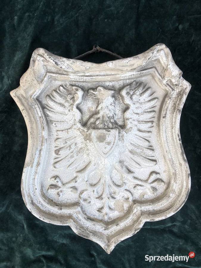 Antyk kafel Godło Orzeł biały Polska łódzkie Łowicz sprzedam