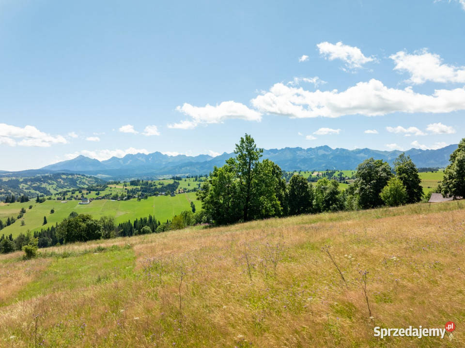 Sierockie Działka z widokiem na Tatry 1206M2
