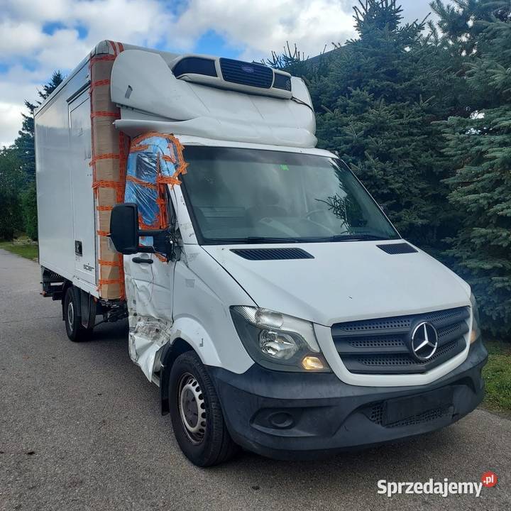 Sprinter 2017r 22CDI AUTOMAT Chłodnia Lekko uszk serwisowany w ASO Mercedes-Benz Parczew