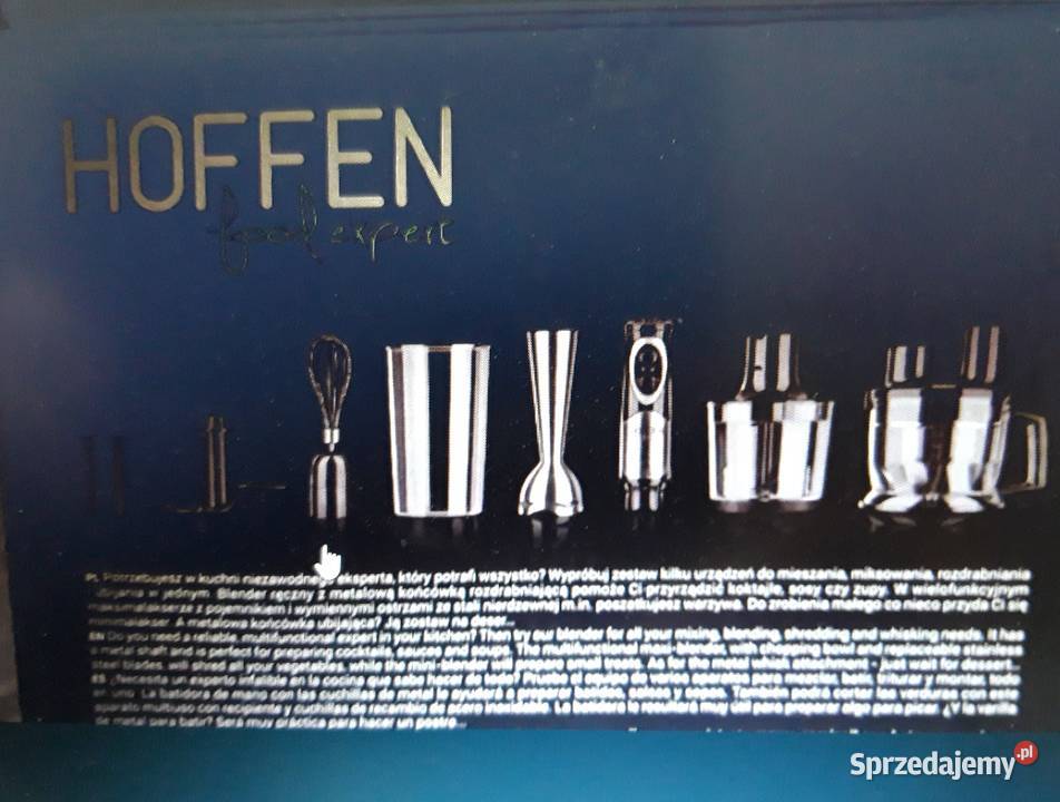 Hoffen Blender ręczny z malakserem pełny zestaw mazowieckie Warszawa sprzedam