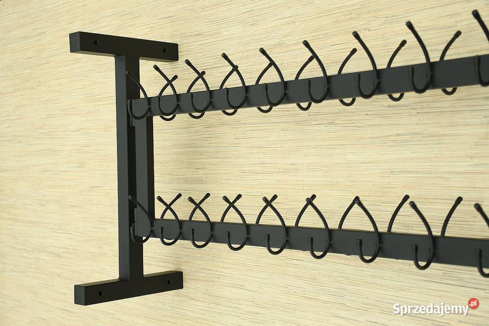 WIESZAK SKŁADANY NA ZAWIASACH DO SZATNI METALOWY 100cm Siepraw