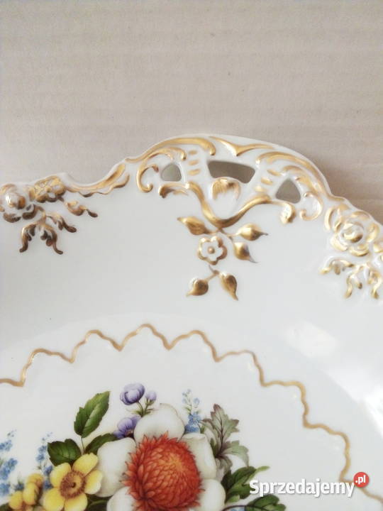 stara miska w kwiaty Eglantine Germany porcelana Częstochowa