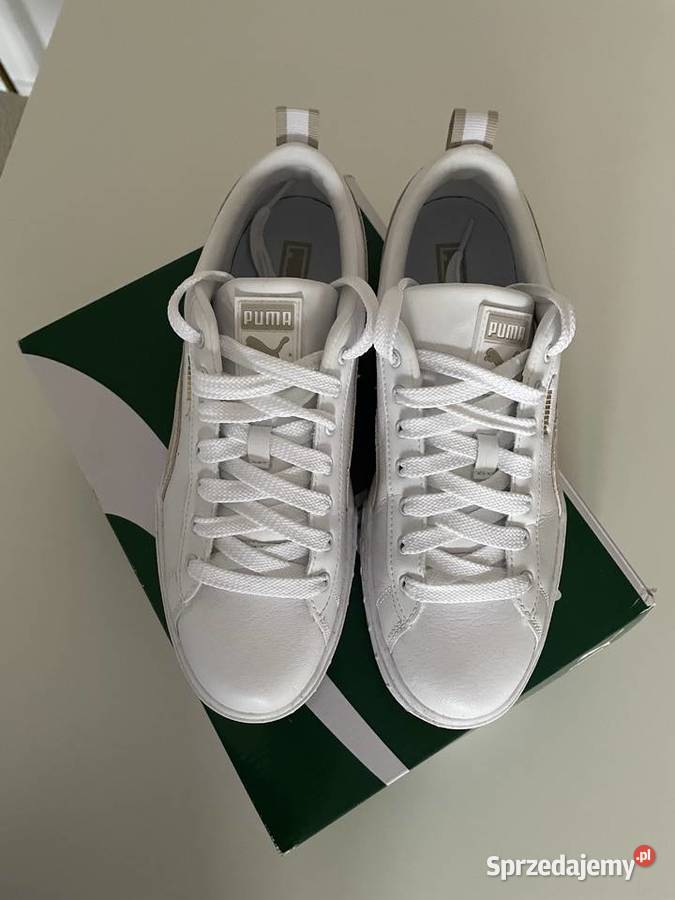 PUMA Mayze sneakersy whitepeyote gruba podeszwa Ząbki