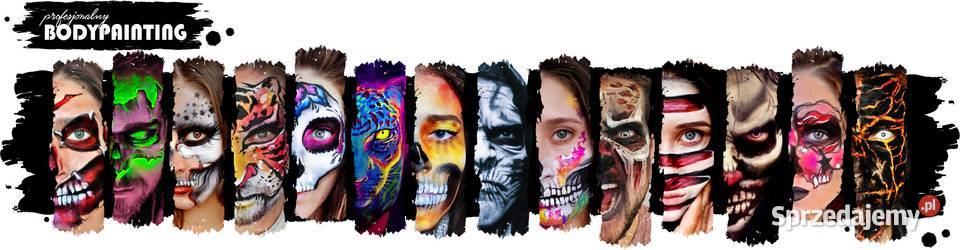 HALLOWEEN charakteryzacja malowanie twarzy i Warszawa