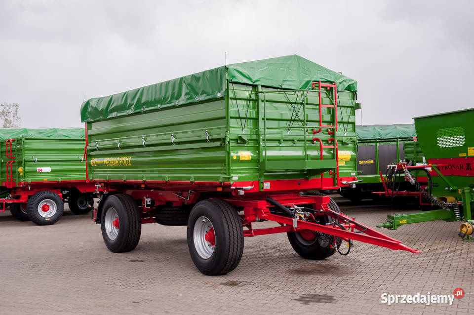 Przyczepa rolnicza dwuosiowa przyczepy Pronar Rogóźno