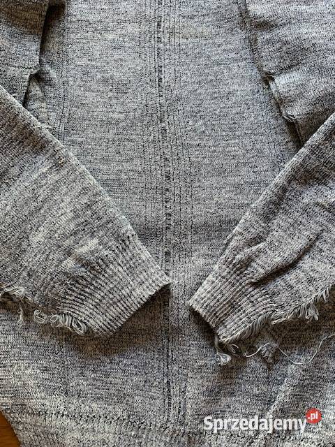 Swetry 4 kawałki do zszycia gotowe melanż szary