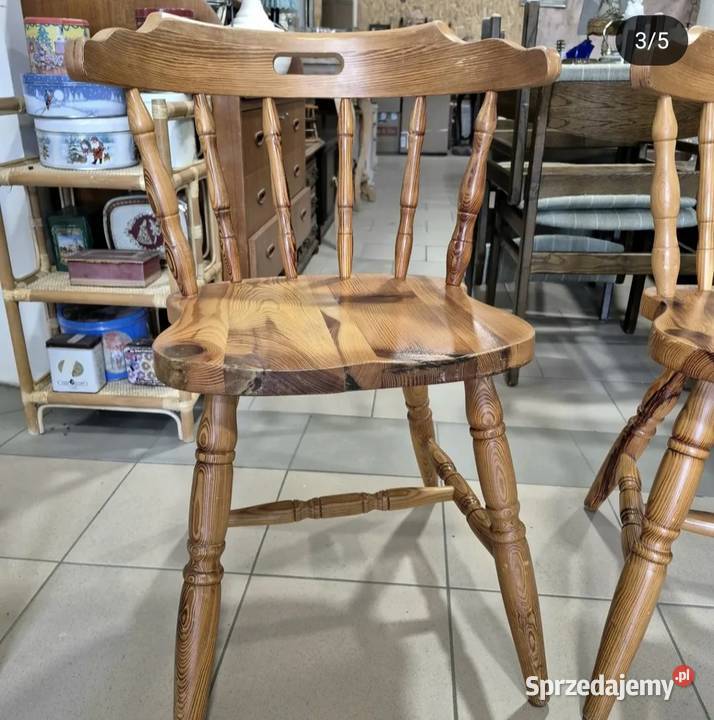 Krzesła drewniane Dom i Ogród Nowy Dwór Gdański