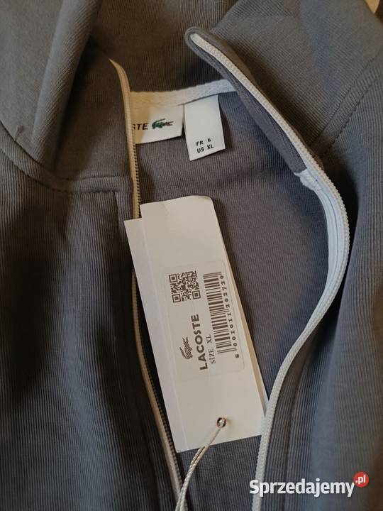 Komplet dresowy Lacoste regular fit szary Lacoste Białystok sprzedam