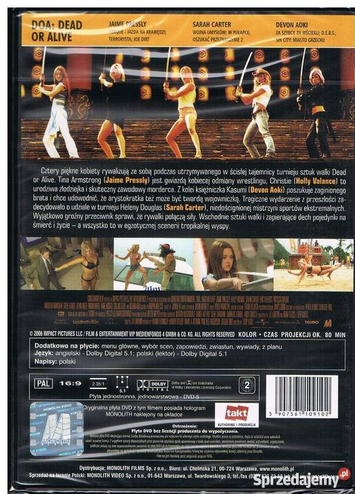 DOA Żywy martwy Devon Aoki Eric Roberts Łódź