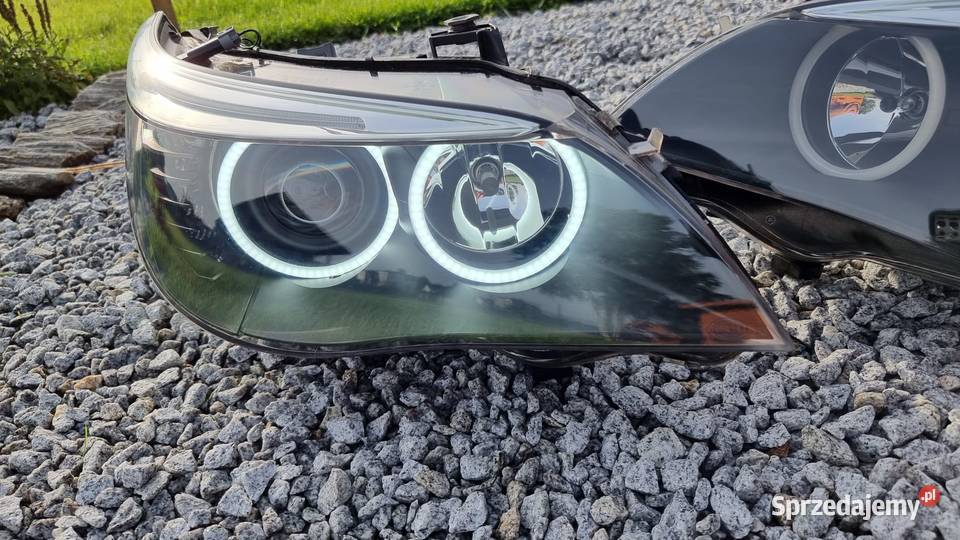 Reflektory lampy HELLA BMW E60 E61 LIFT Bi Led osobowe opolskie