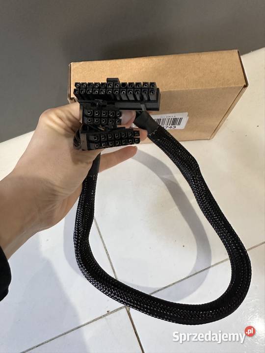 Kabel zasilający ATX 14 10pinowy 24pinowy Kable i przewody Lipno