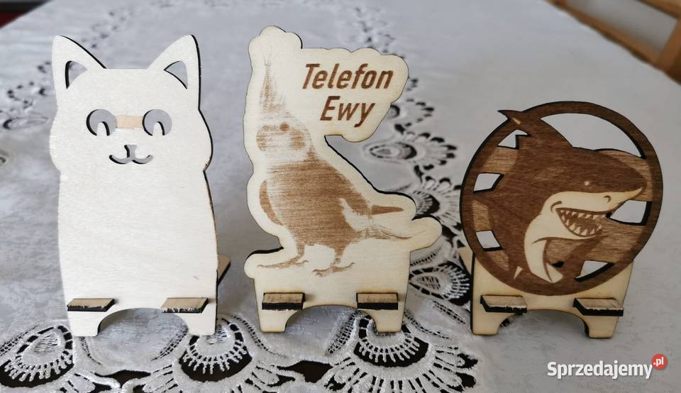 Stojak podstawka pod telefon różne wzory możliwa sprzedam