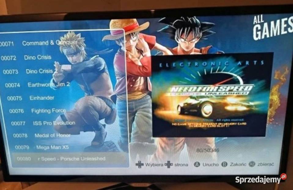 Konsola retro TV HDMI 128Gb 50000 gier 2 pady Konsole i automaty Rzeszów