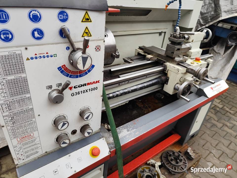 Tokarka do metalu Cormak G3610 x 1000 Cu 500 Tuj Maków Podhalański