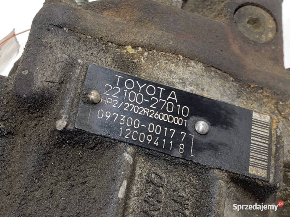 POMPA WTRYSKOWA TOYOTA RAV 4 II 2210027010 20 osobowe