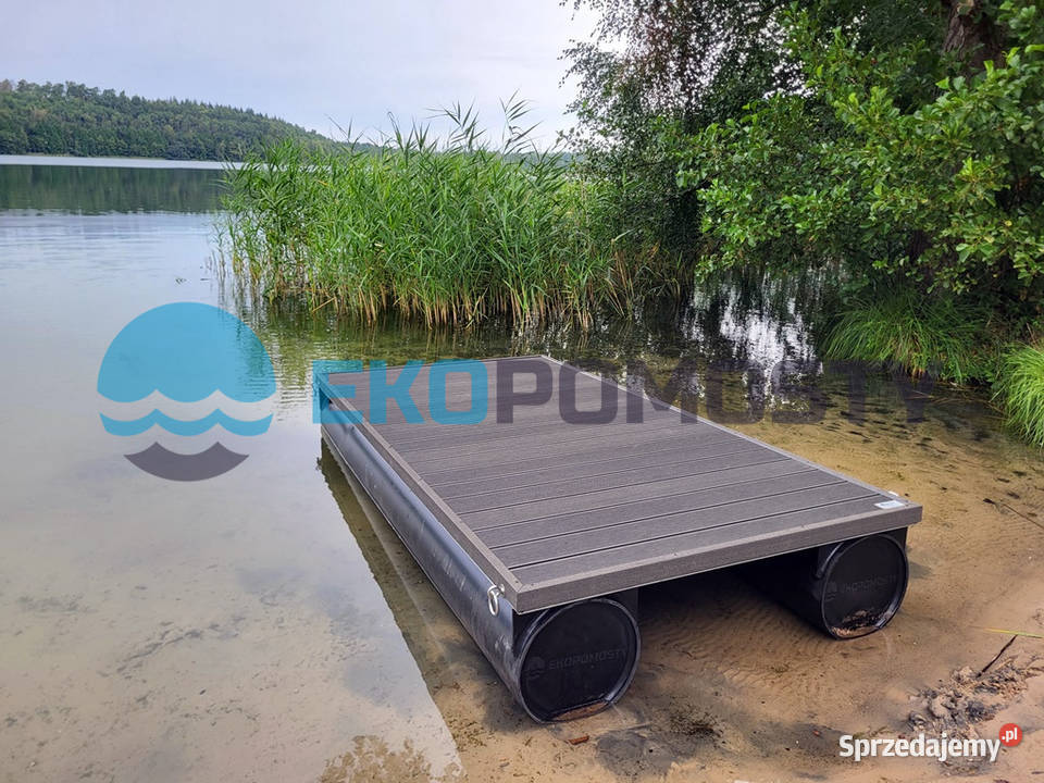 RĘKI Pomost pływający platforma pływająca 3x15m Kiekrz