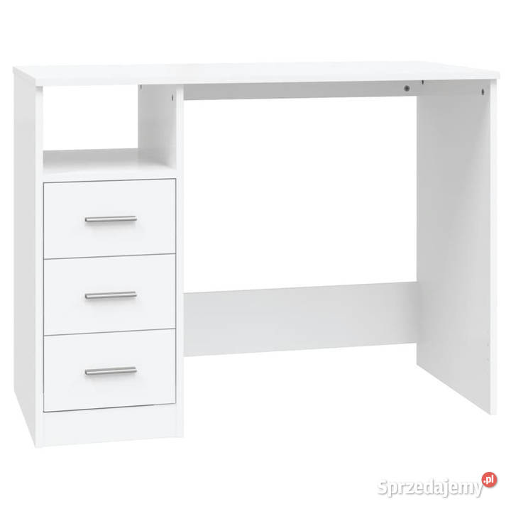 Biurko z szufladami białe 102x50x76 WM823032 Warszawa