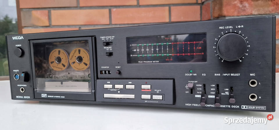 magnetofon WEGA casette deck Modul 301 CR Międzychód
