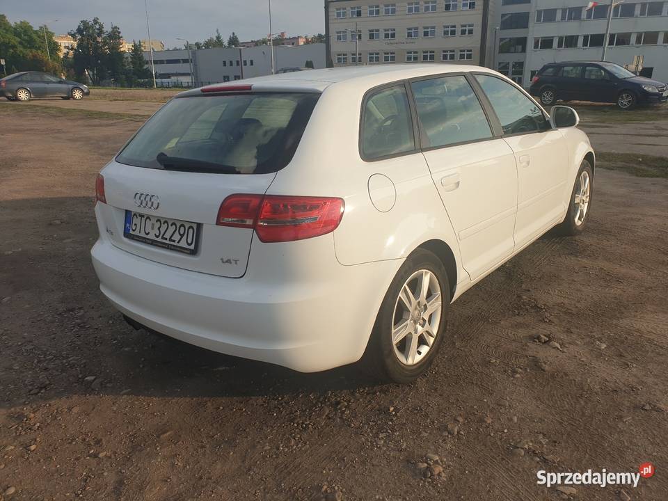 Audi A3 II 8P 14T 2009 144 SPORTBACK manualna Bydgoszcz