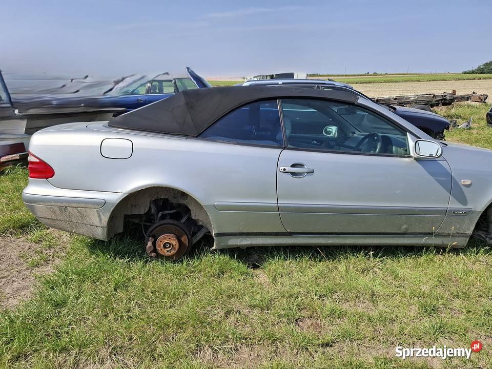 Samochód Mercedes CLK 320 Anglik Cabrio 1999r 32 lubelskie Wisznice