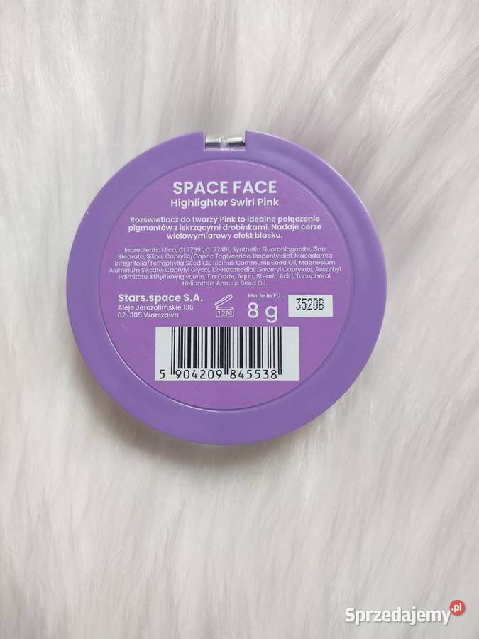 Rozświetlacz do twarzy Space Face Swirl Pink Olkusz