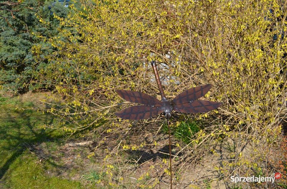 Ważka metalowa około 55 dekoracje ogrodowe Lębork sprzedam