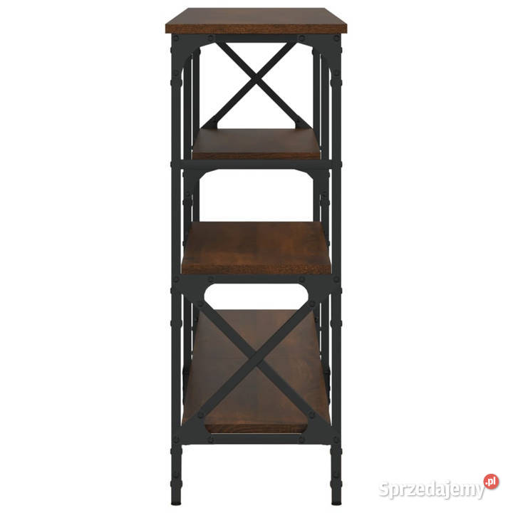 Stolik konsolowy brązowy dąb 180x29x765 WM835478