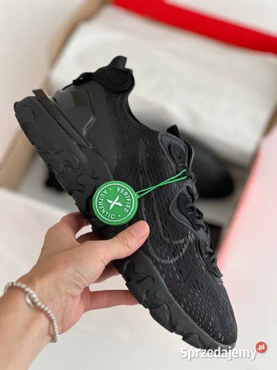 Buty Nike React Vision Black rozmiar 3645 tkanina Warszawa
