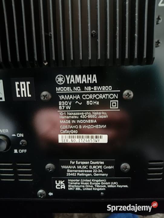Kino domowe Denon kolumny subwoofer Pozostałe mazowieckie Płock sprzedam