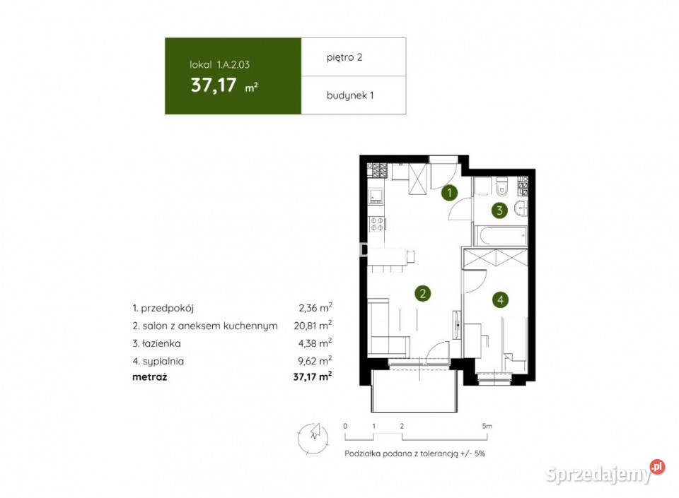Mieszkanie Kraków 3706m 2 pokoje sprzedam