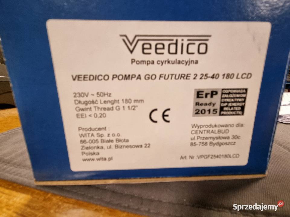 Elektroniczna pompa obiegowa Veedico Go Future 2 Sępólno Krajeńskie