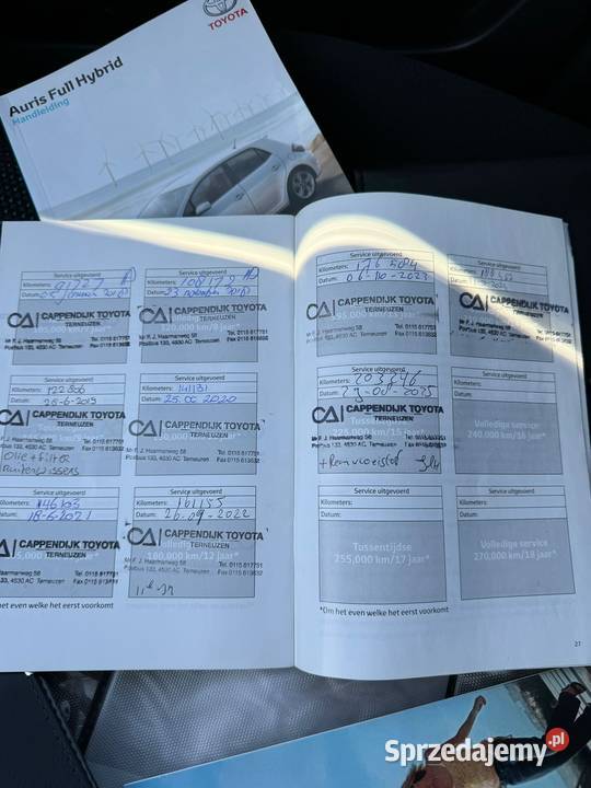 Toyota Auris 18 hybryda 211000km Kraków