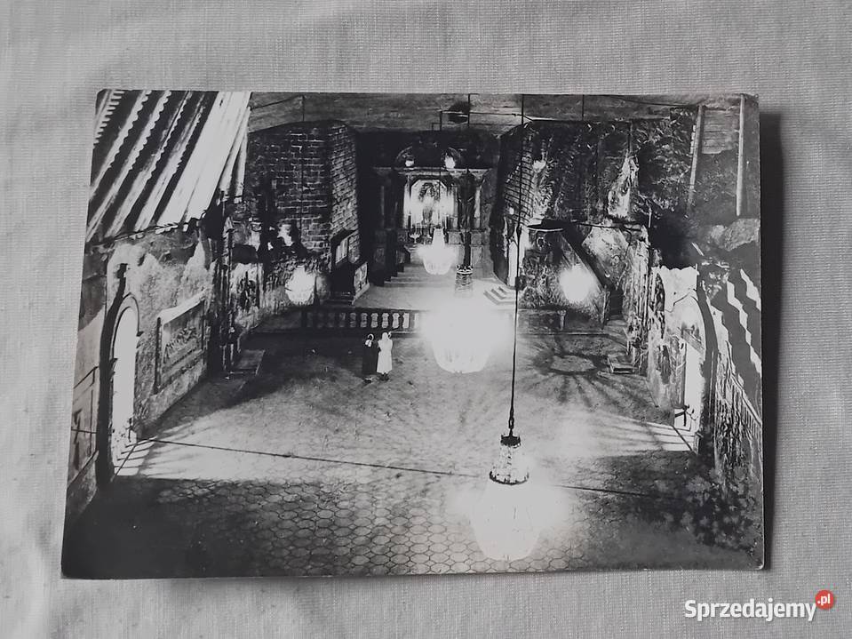 Pocztówka Wieliczka kaplica Św Kingi w kopalni Koźminek