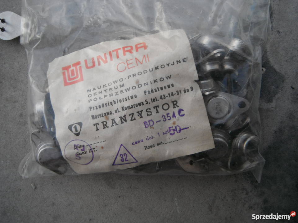 Tranzystor BD354C Unitra Cemi bd 354c obudowa Chlewiska sprzedam