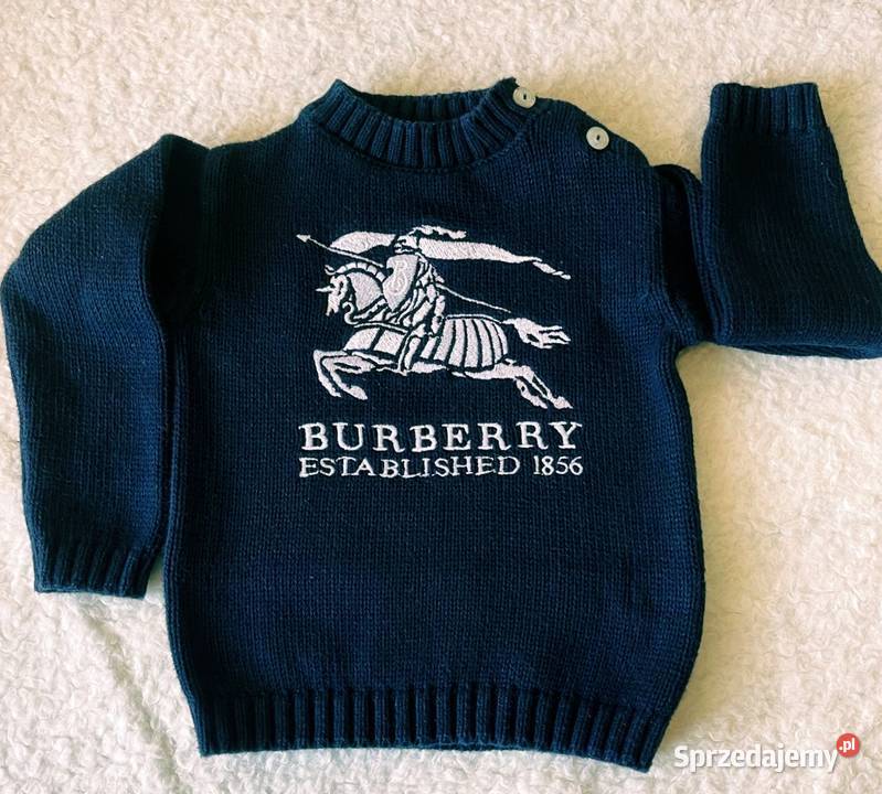 Oryginalny sweterek dziewczynki chlopca Burberry Swetry mazowieckie Warszawa