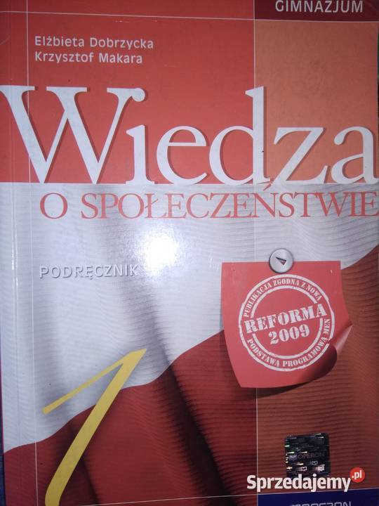 Wiedza o społeczeństwie operon używane Kultura i Rozrywka Warszawa