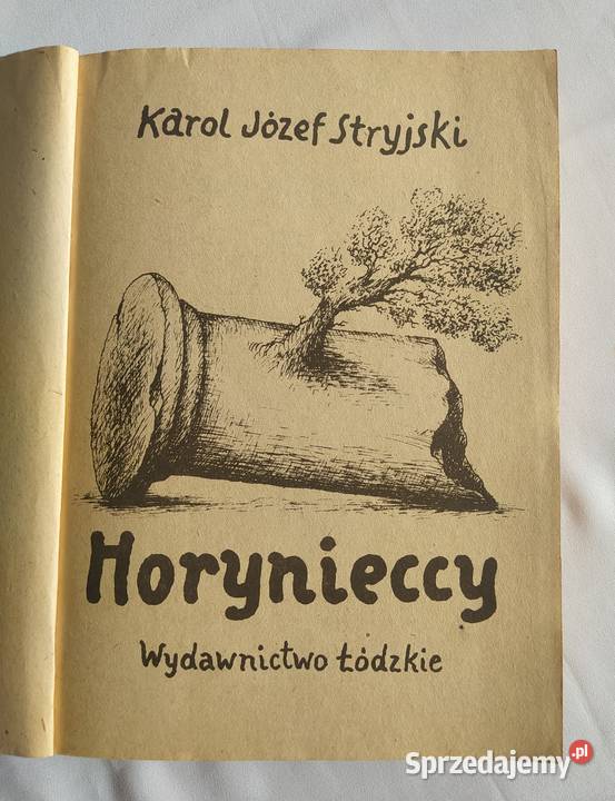 HORYNIECCY Karol Józef Stryjski sprzedam