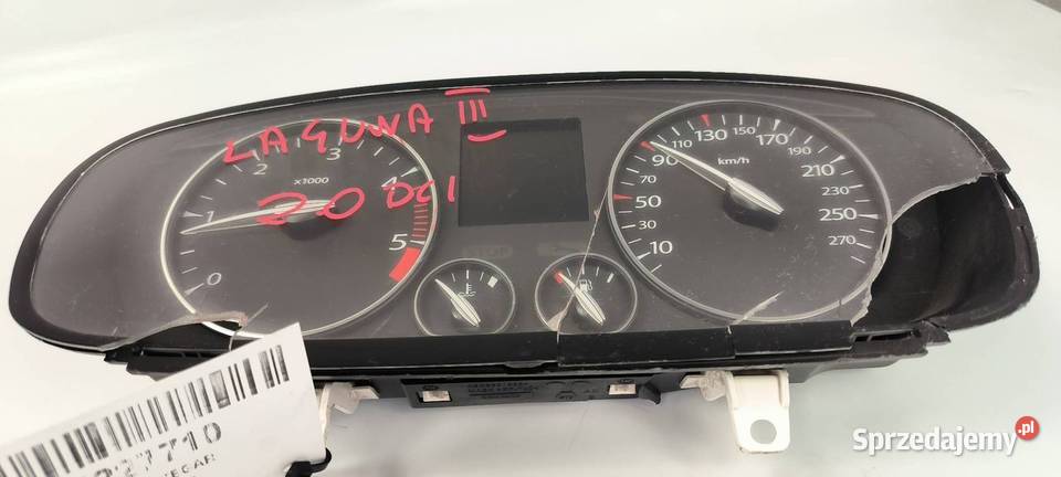LICZNIK ZEGAR RENAULT LAGUNA III 248100006R Lipno sprzedam
