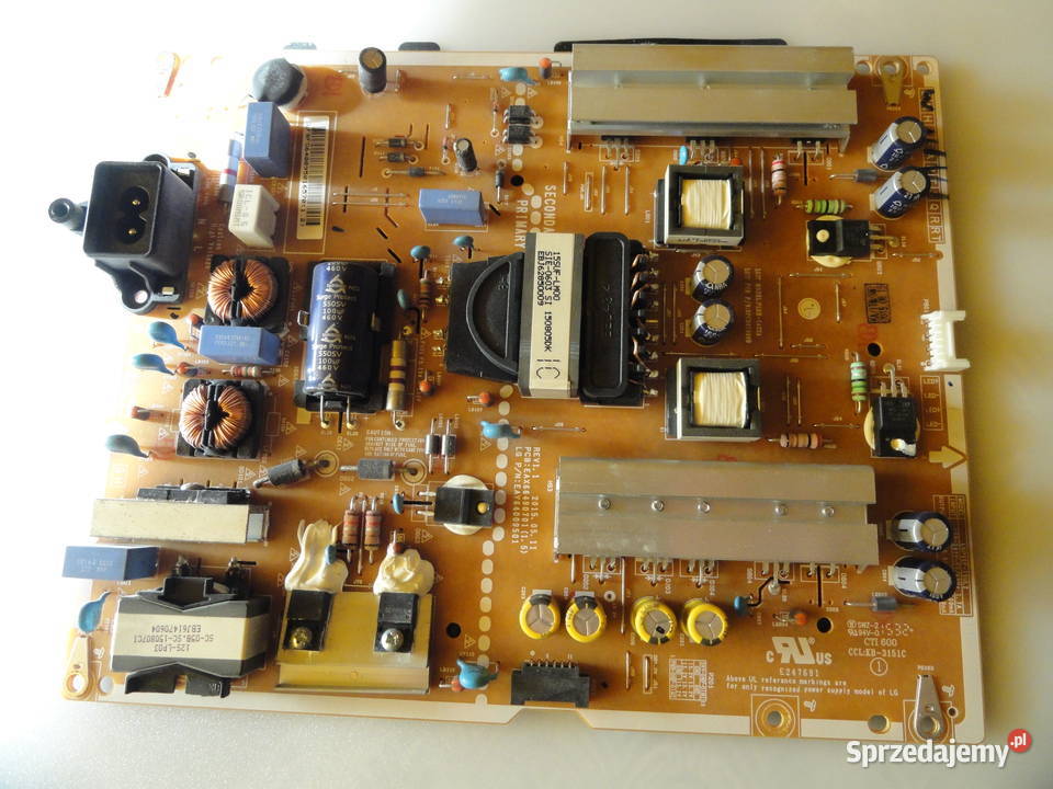 Zasilacz z tv LG49UF640v EAX6649070115 Gdynia sprzedam