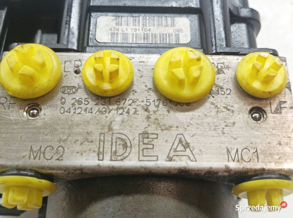 POMPA ABS 0265231672 51761005 Fiat Idea I
