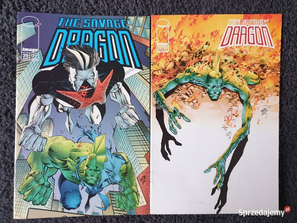 The Savage Dragon zestaw 14 komiksów Image USA Gdynia