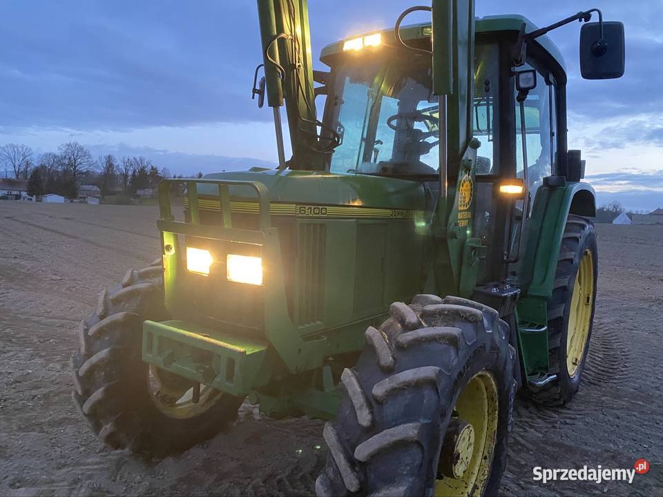 Ciągnik John deere 6100 z turem i kpl zaczepów dolnośląskie Lwówek Śląski