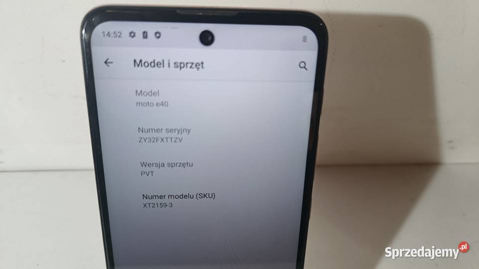 Smartfon MOTOROLA Moto E40 464GB Katowice